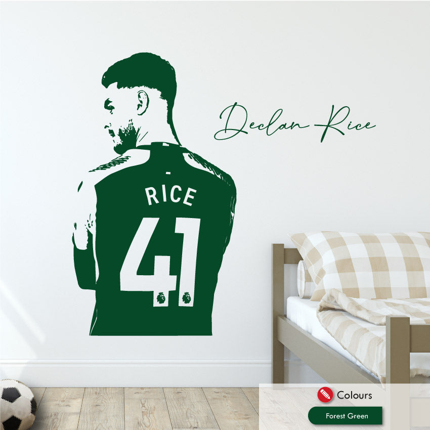 Declan Rice Arsenal Football Wall Sticker