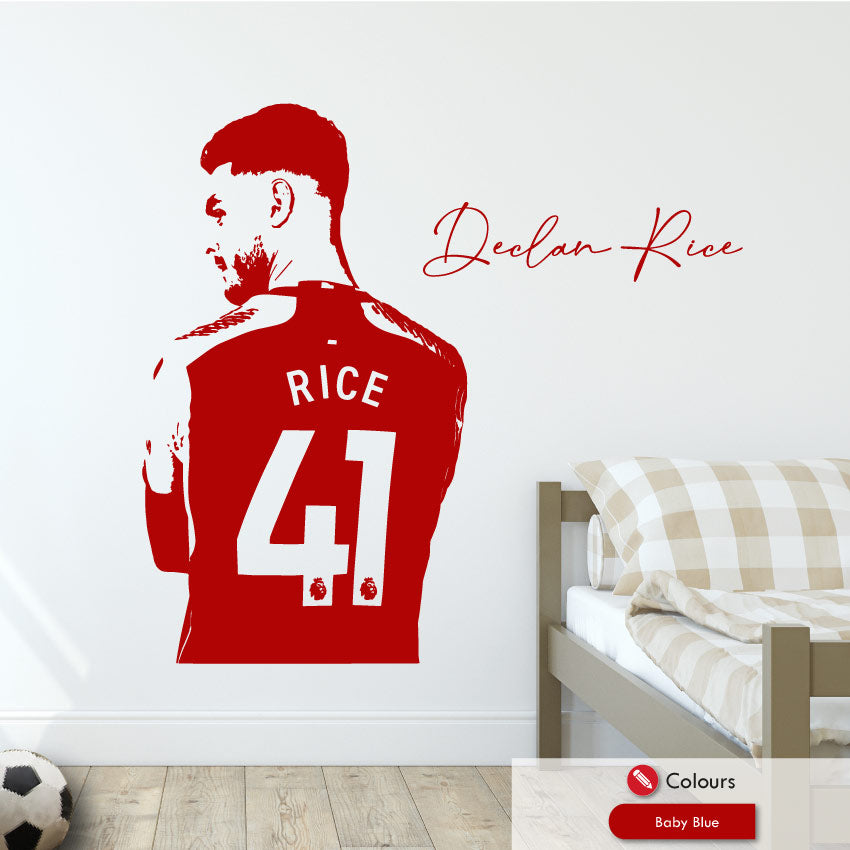 Declan Rice Arsenal Football Wall Sticker