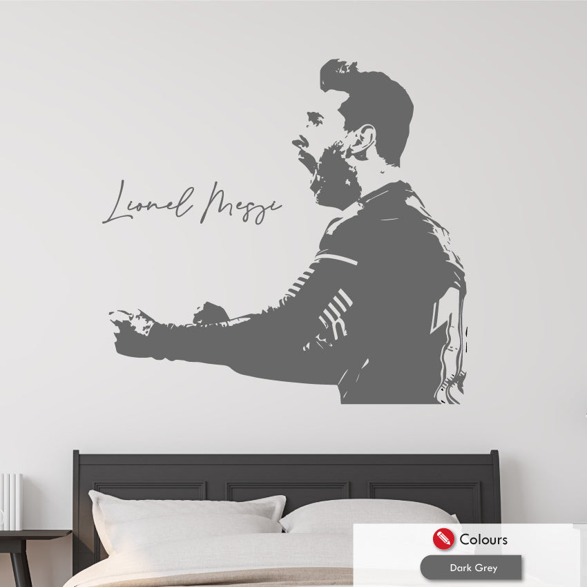 Lionel Messi bedroom wall art decal