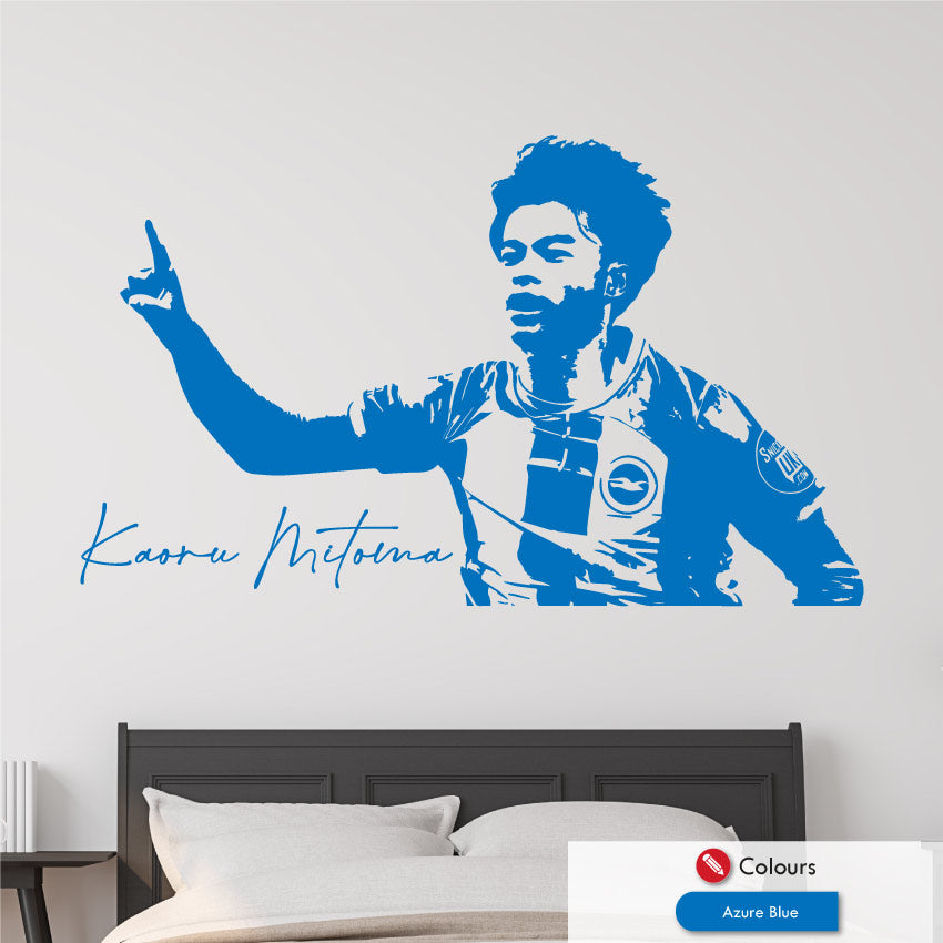 Kaoru Mitoma Brighton Football Wall Art Sticker