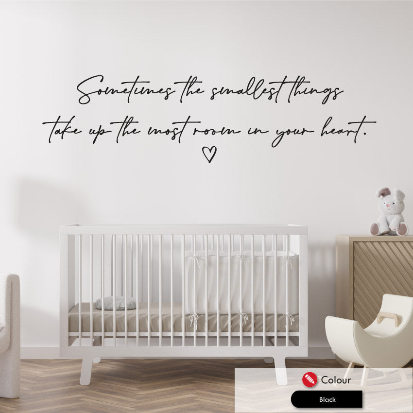 Winnie the pooh wall sticker quote