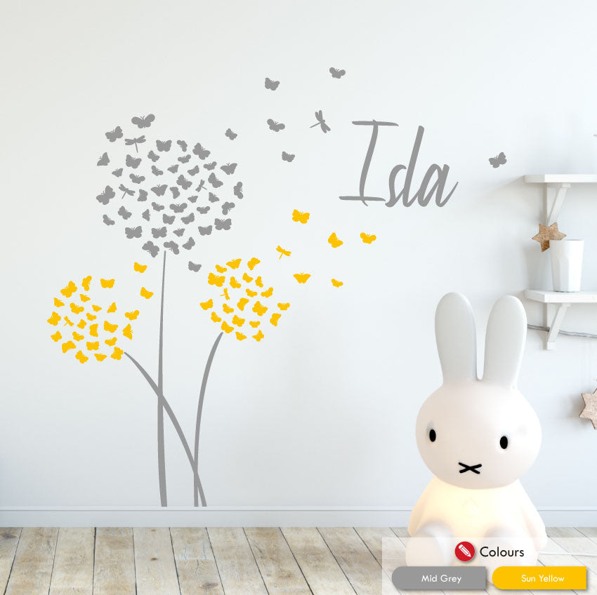 Dandelion Flower Wall Decal