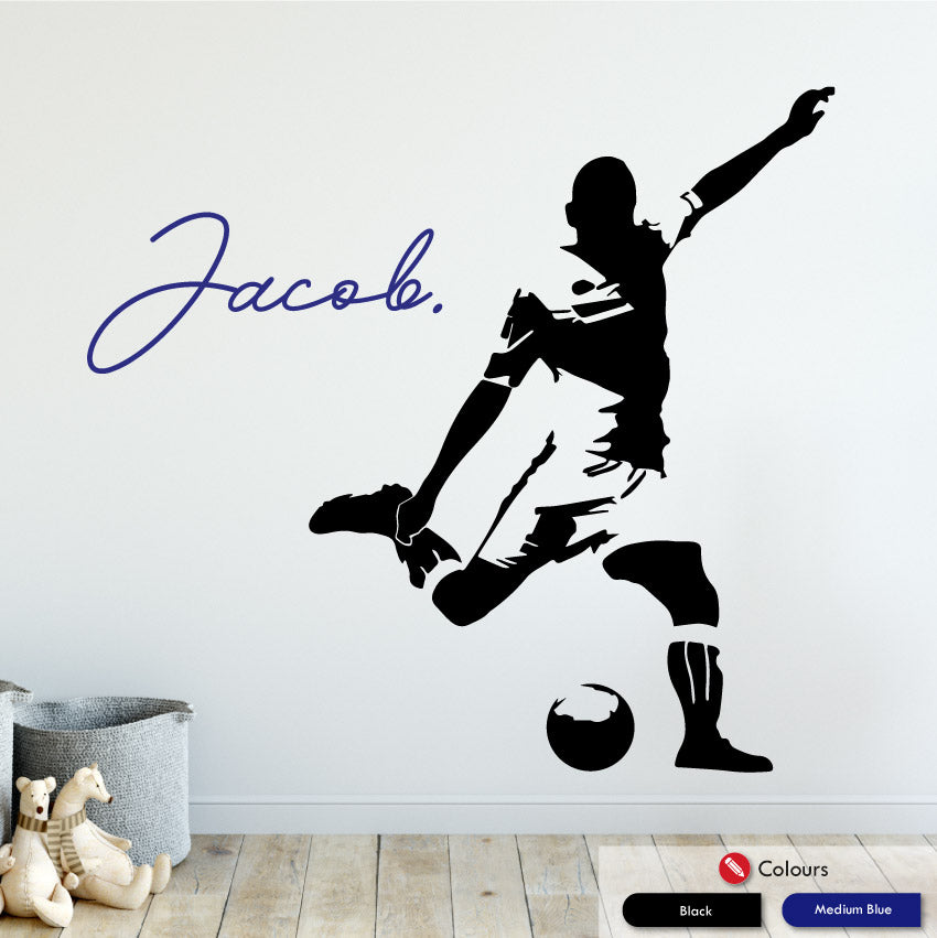Football Personalised Wall Sticker