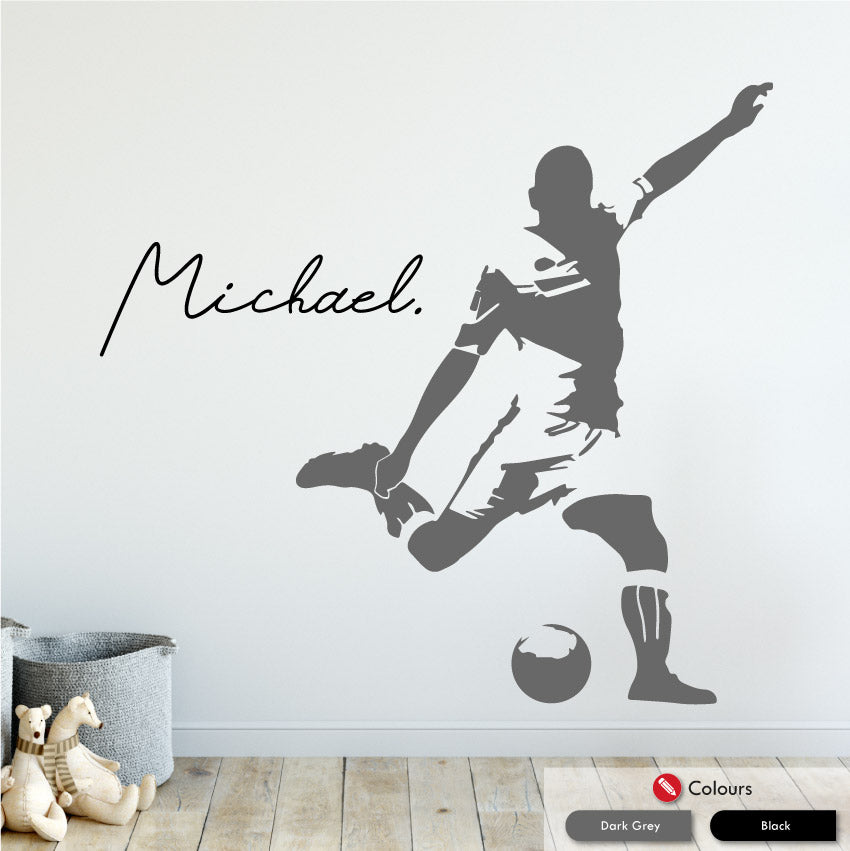 Football Personalised Wall Sticker