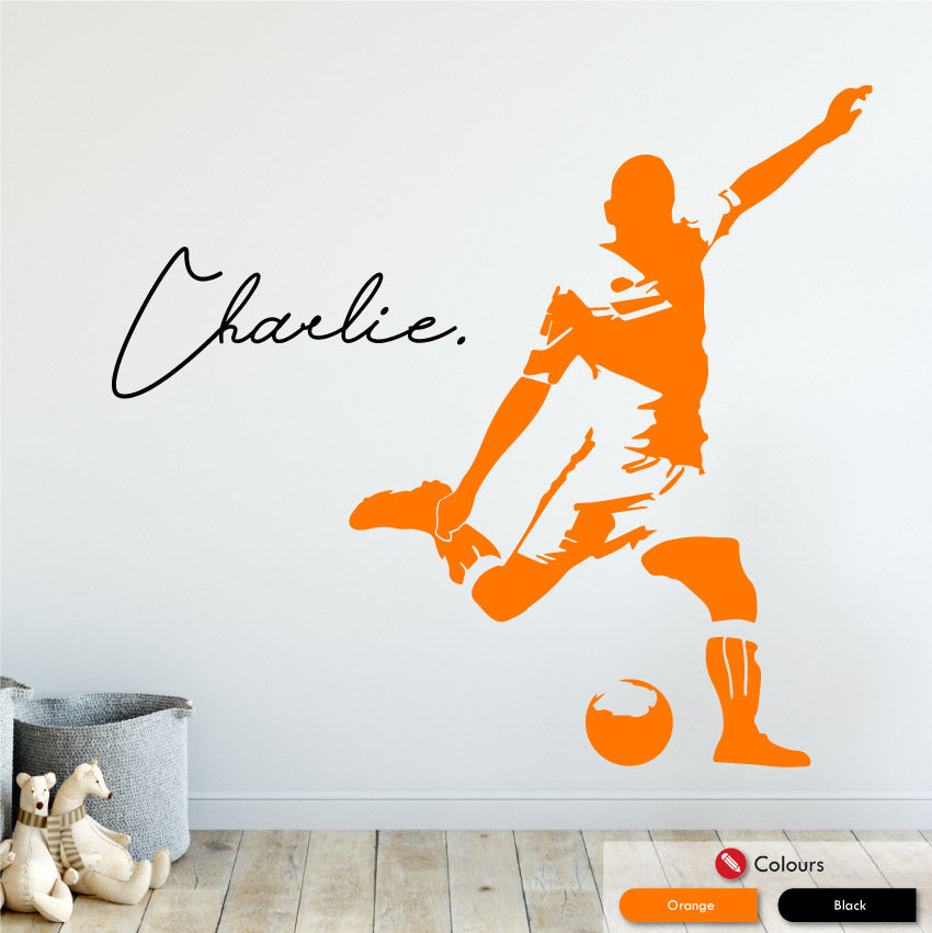 Football Personalised Wall Sticker