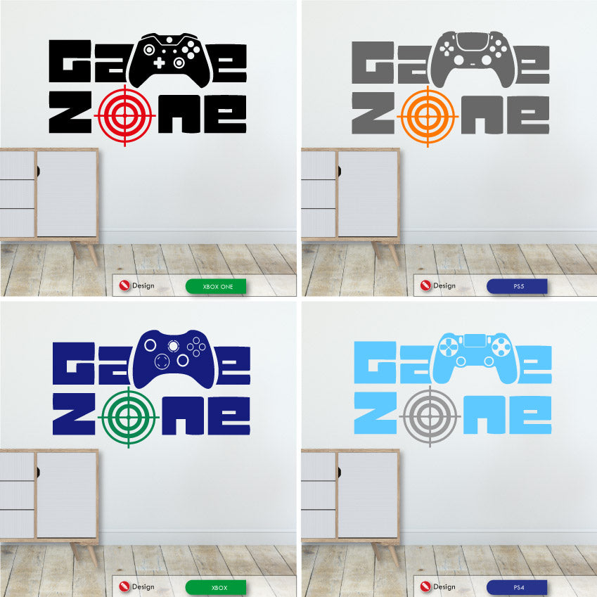 Game Zone Target Gaming Wall Art Sticker