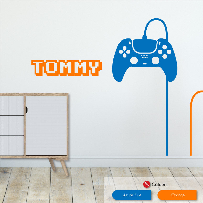Gaming PS5 Personalised Wall Decal