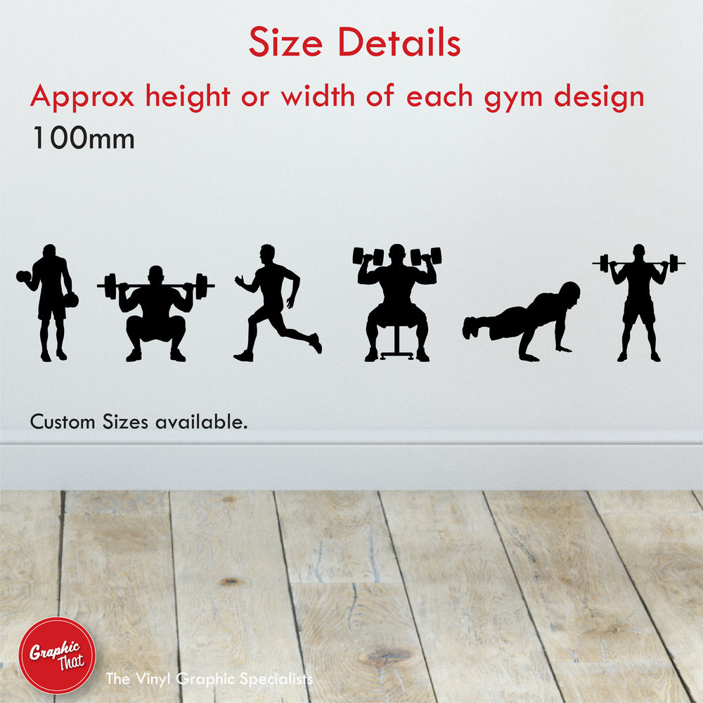 Gym Wall Sticker Set