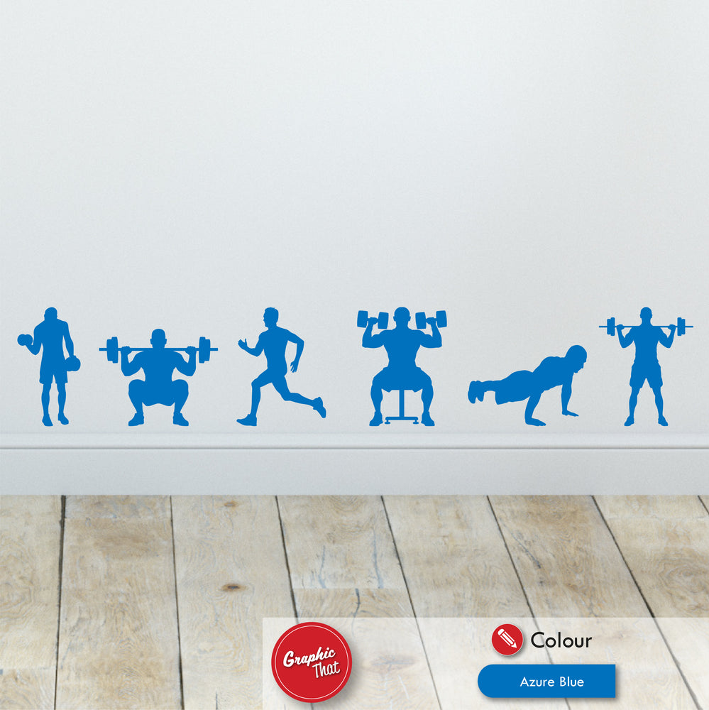 Gym Wall Sticker Set