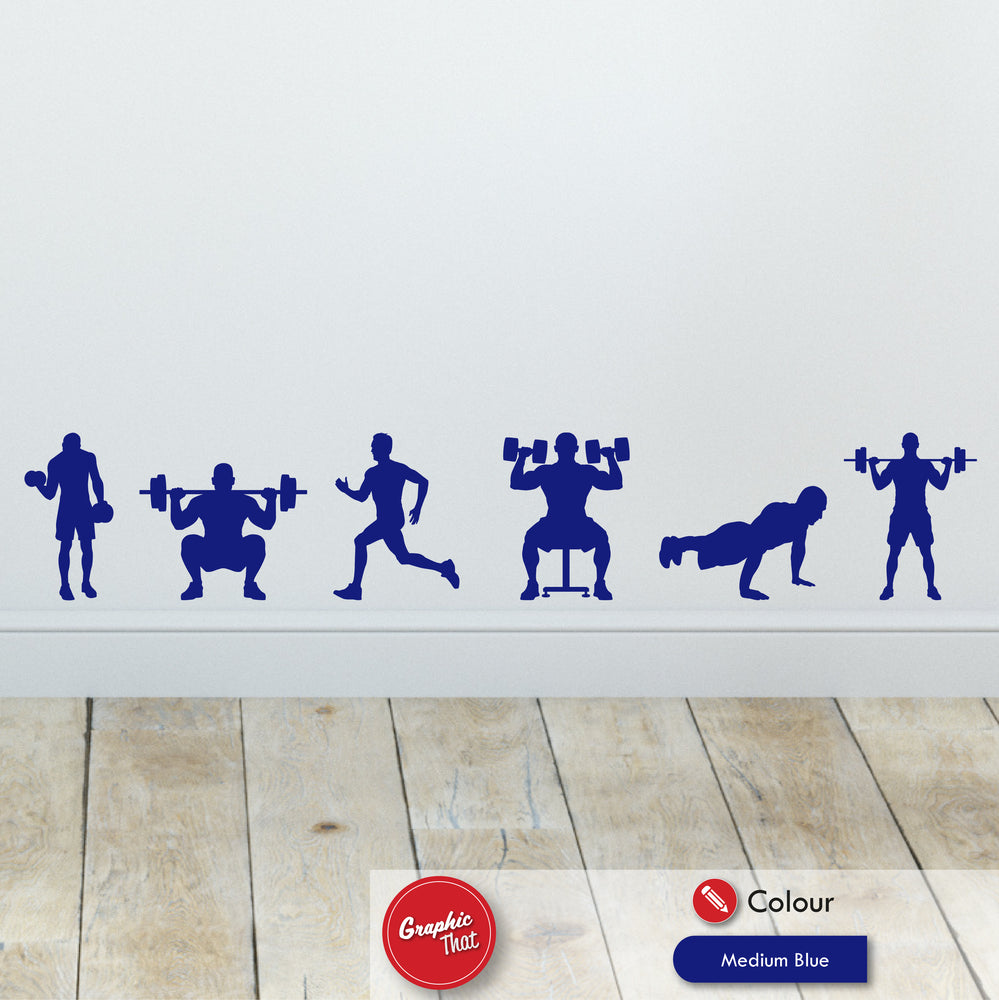 Gym Wall Sticker Set