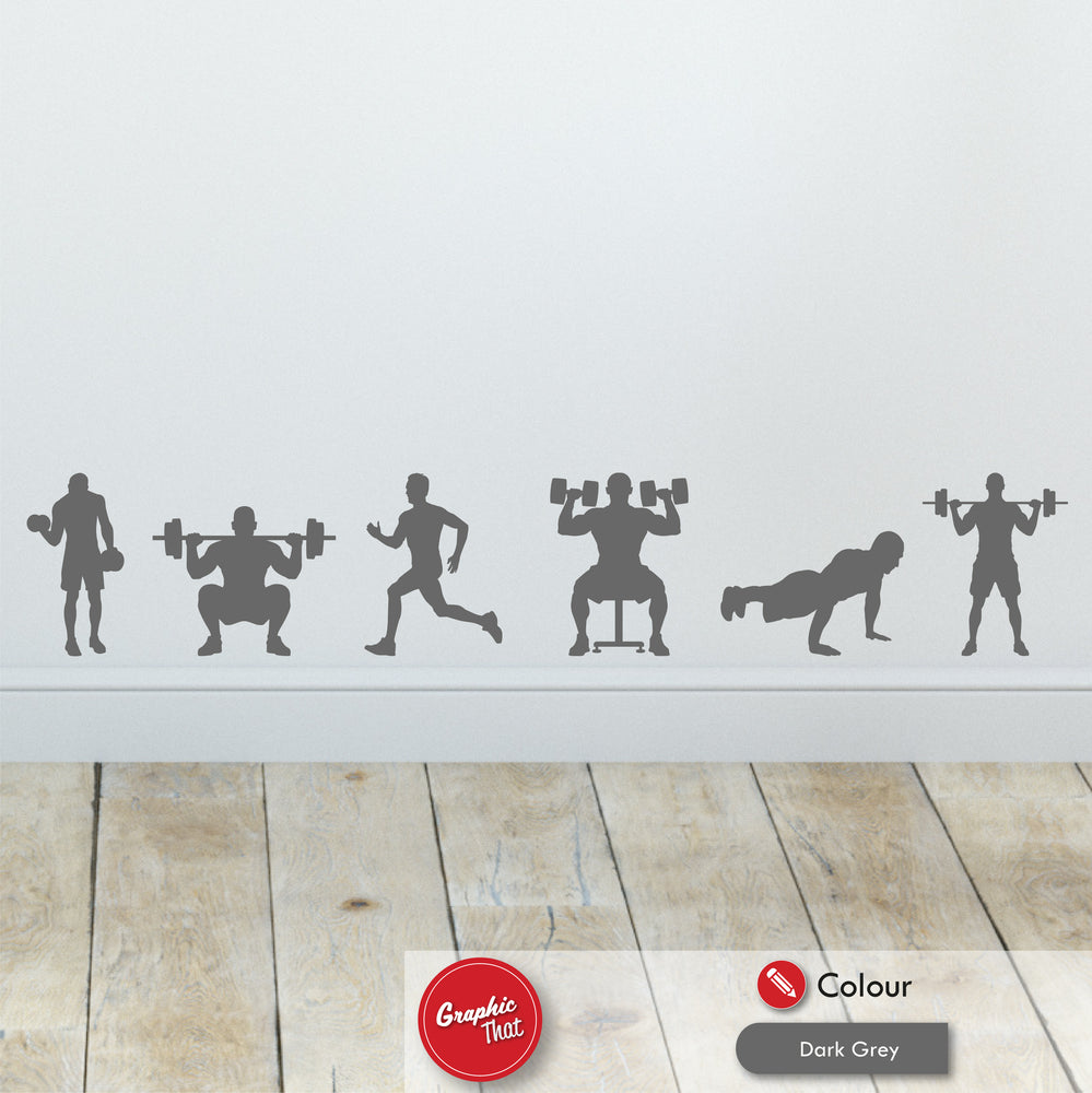 Gym Wall Sticker Set