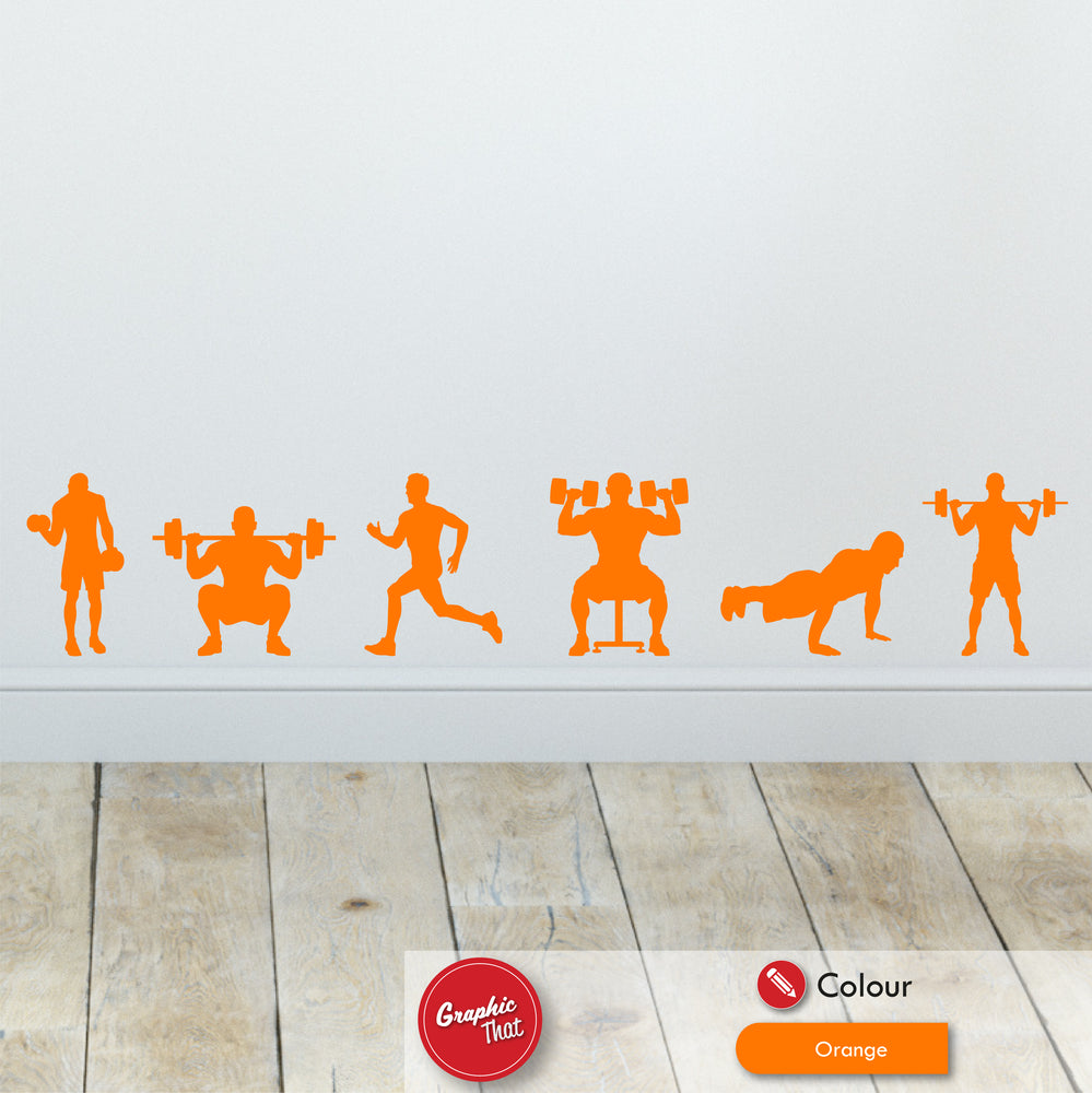 Gym Wall Sticker Set