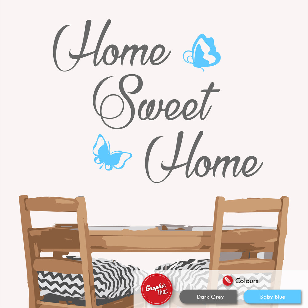 Home Sweet Home Wall Art Sticker