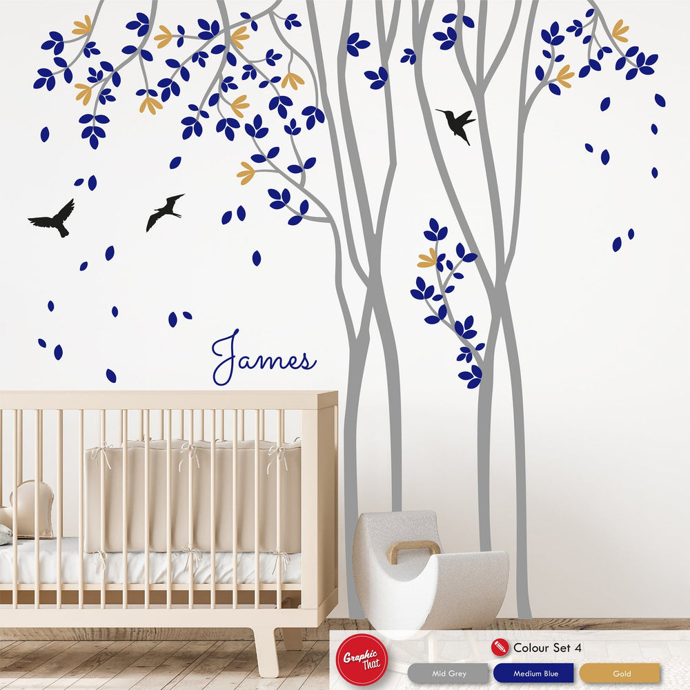 Tall Tree Personalised Wall Art Sticker