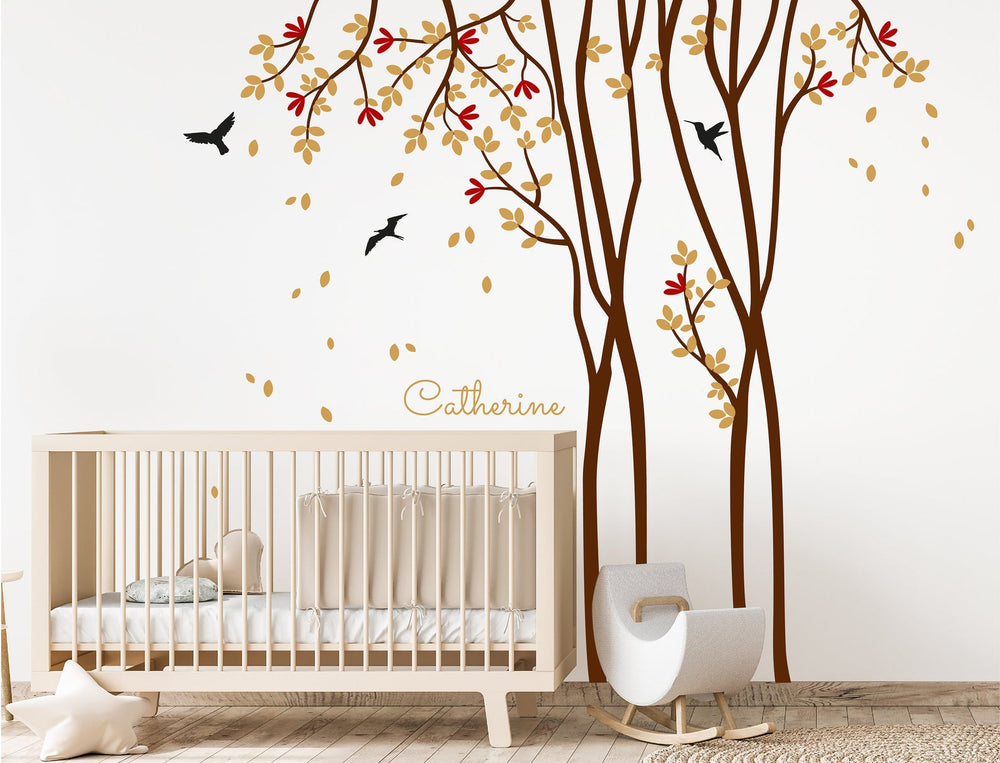 Tall Tree Personalised Wall Art Sticker