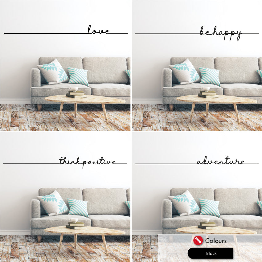 Home Quotes Wall Art Sticker