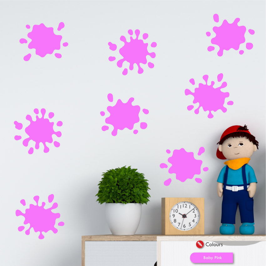 Paint Splashes Wall Art Stickers x40