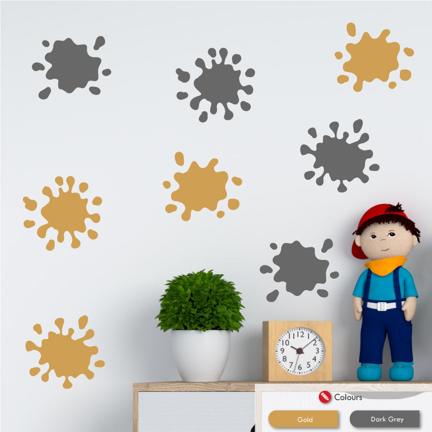 Paint Splashes Wall Art Stickers x40