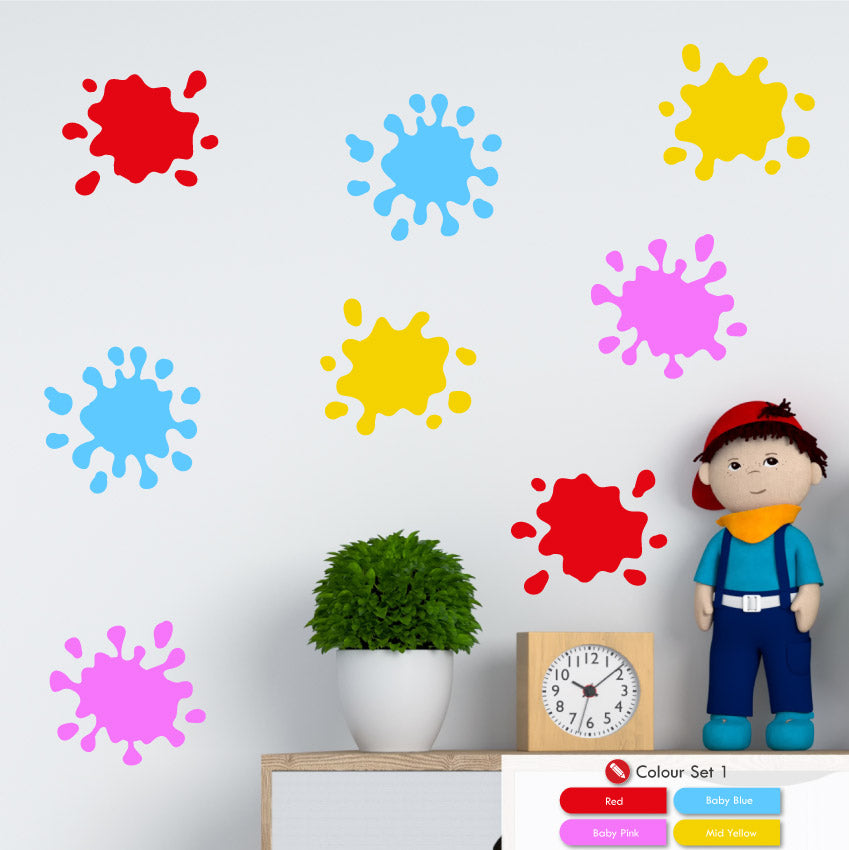 Paint Splashes Wall Art Stickers x40
