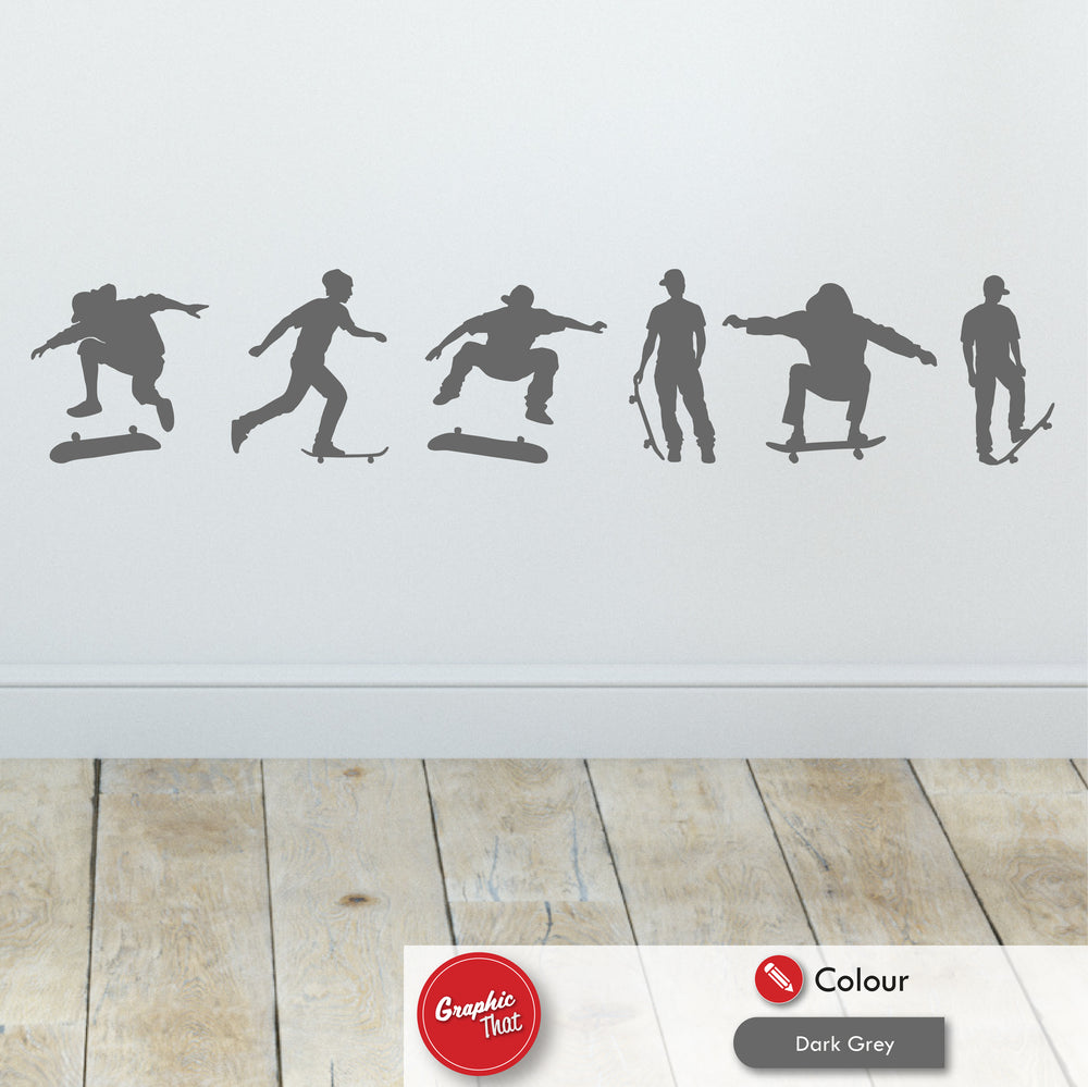 Skateboarding Wall Sticker Set
