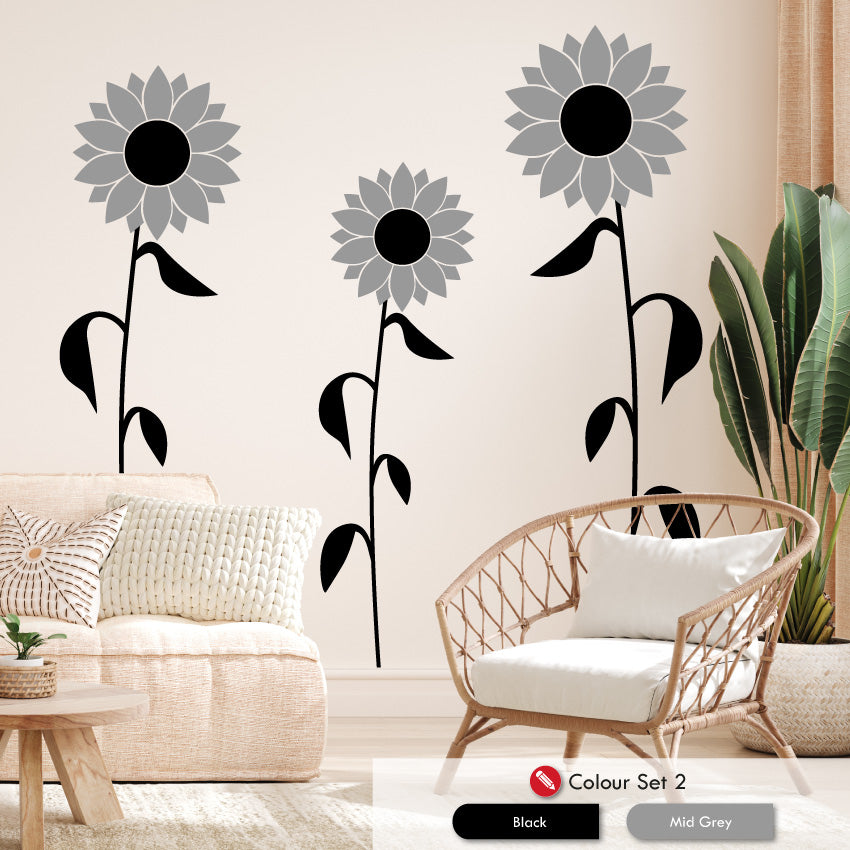 Sunflower Wall Art Sticker