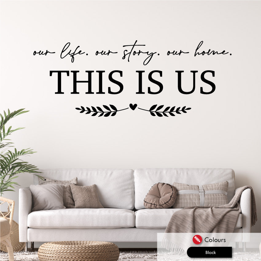 This Is Us Family Quote Wall Decal