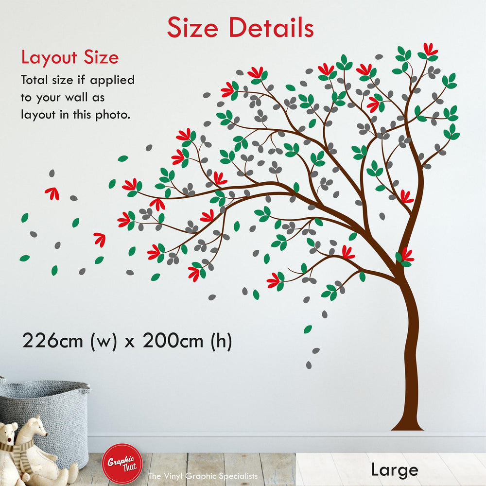 Overhanging Tree Wall Sticker