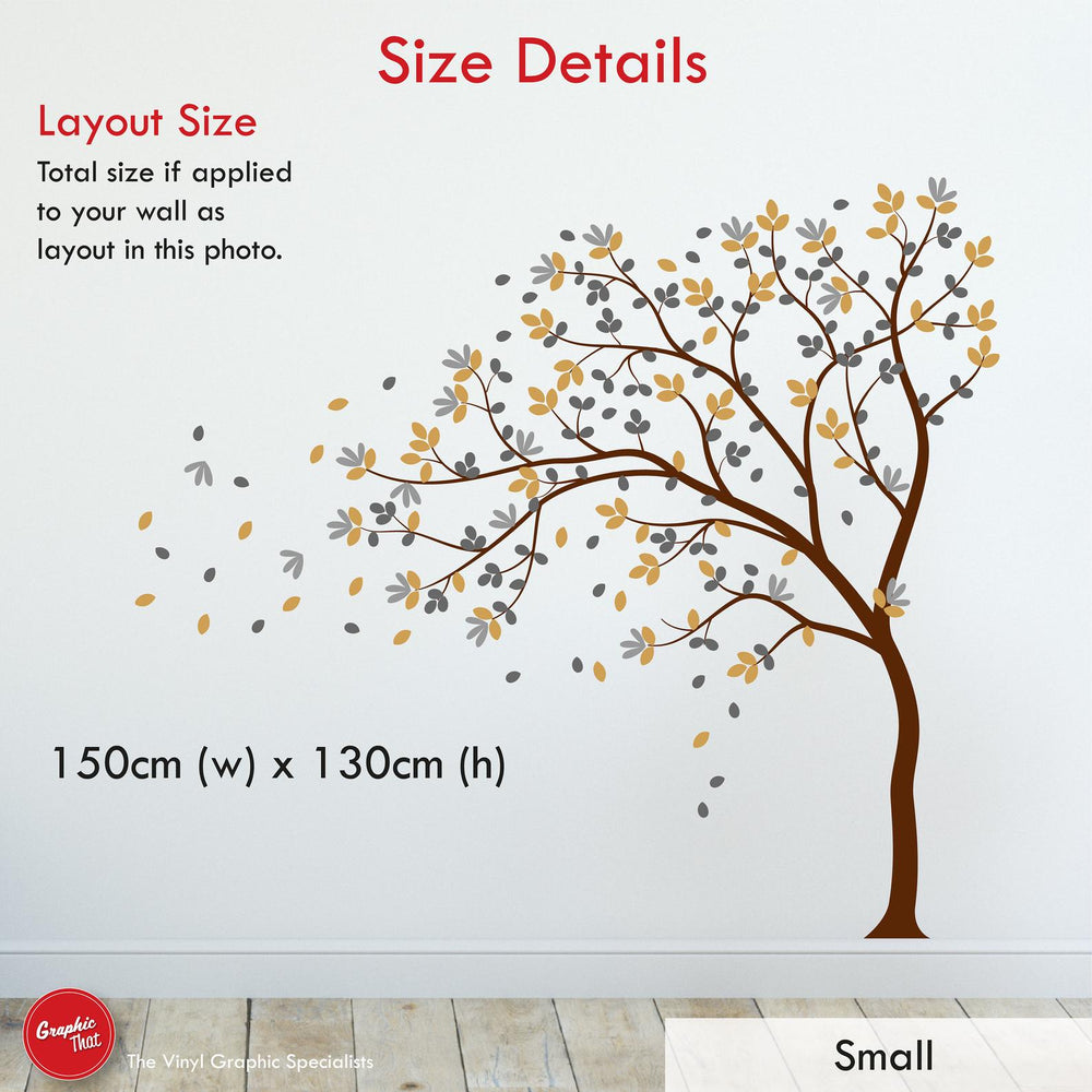 Overhanging Tree Wall Sticker