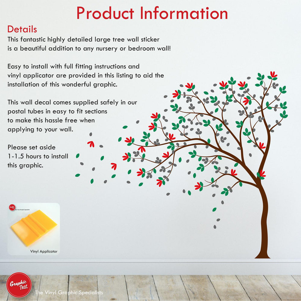 Overhanging Tree Wall Sticker