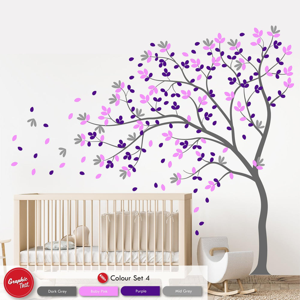 Overhanging Tree Wall Sticker